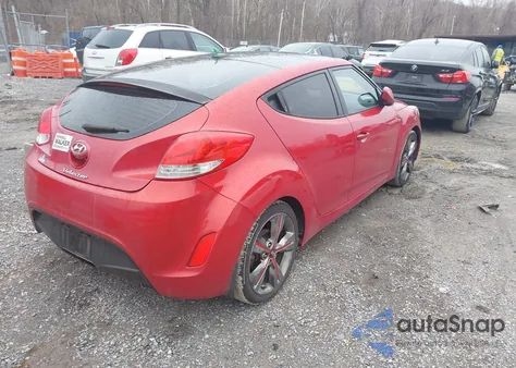 2016 Hyundai Veloster from USA, damaged, VIN KMHTC6AD7GU286842